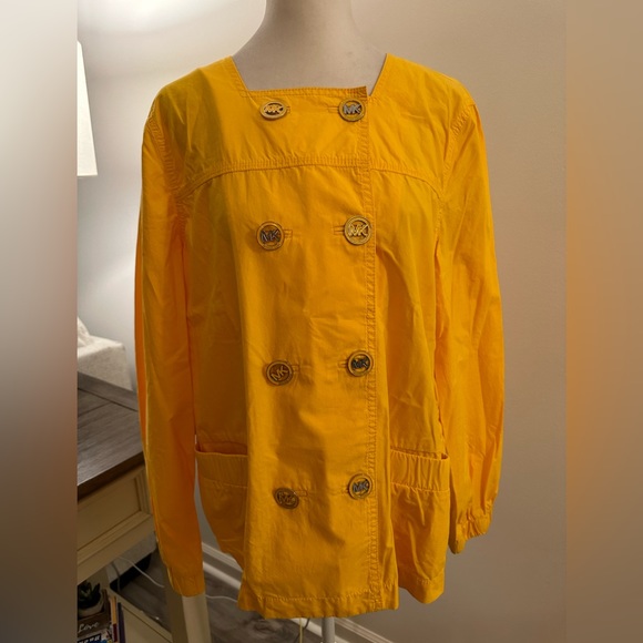 Michael Kors Bright Double-breasted Lightweight Jacket - Size L - Picture 1 of 15